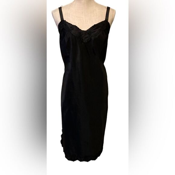 Vintage Barbizon Black Slip XS - Picture 1 of 8